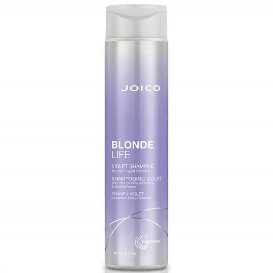 Joico Blonde Life violet shampoo bottle, purple label, 300 ml