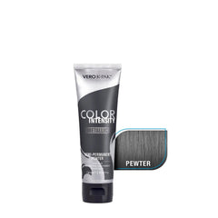 Metallic pewter semi-permanent hair color in squeeze tube
