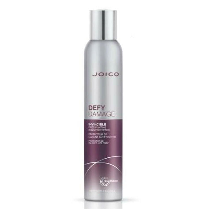 Joico Defy Damage Invincible frizz-fighter bottle, silver with purple label