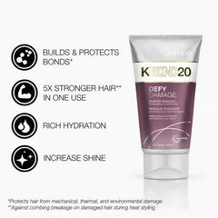 Joico KBOND20 Defy Damage power masque tube with feature icons on left