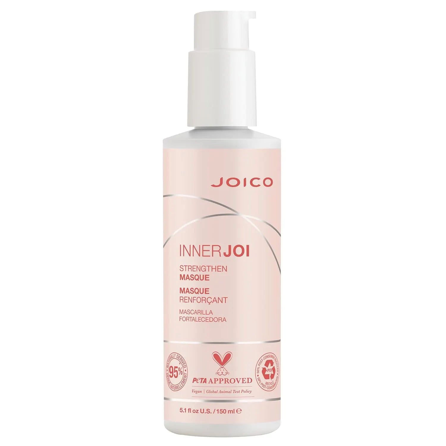 Joico InnerJoi strengthen masque bottle, 150 ml with pump dispenser