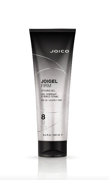 JOICO JoiGel Firm styling gel tube, black with silver label, 8 fl oz/250 ml