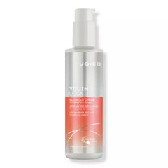 Joico YouthLock blowout crème bottle with pump, 177 ml, orange label