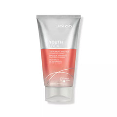 Joico YouthLock treatment masque tube with red label, silver-white cap.