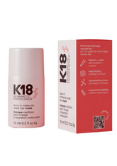 Leave-in hair mask, pink bottle and red K18 Molecular Repair box, 15 ml