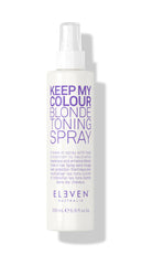 Blonde toning spray bottle with pump, Keep My Colour label, 200 ml