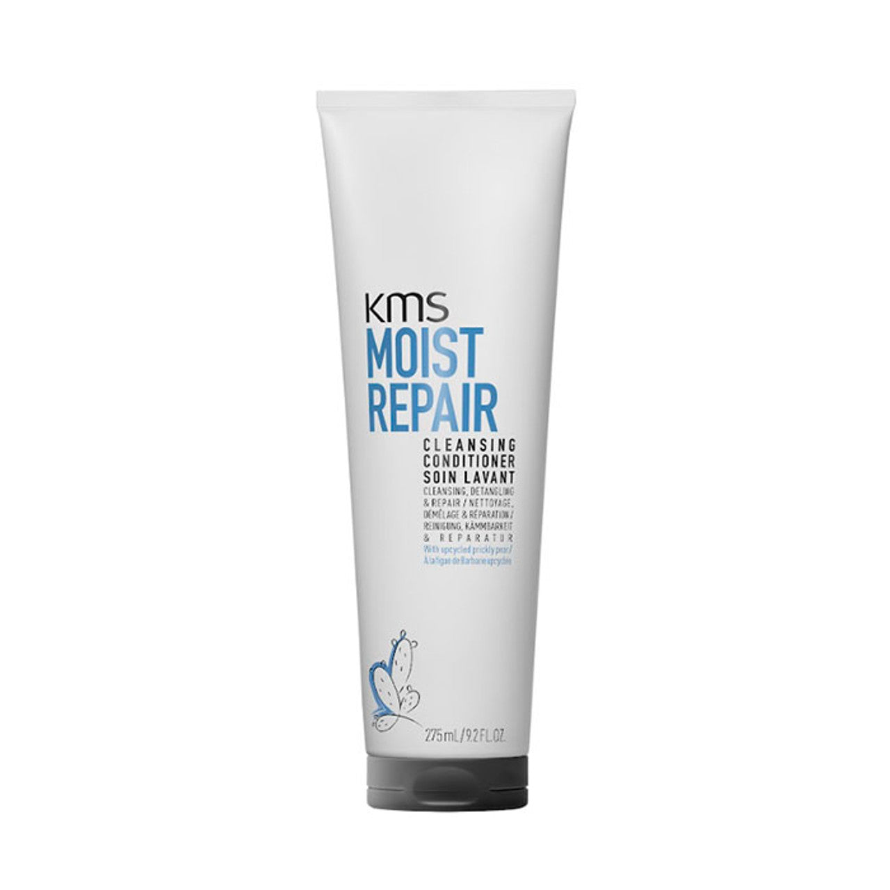 KMS Moist Repair cleansing conditioner tube, white with blue label text