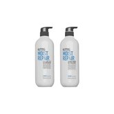 KMS Moist Repair shampoo duo of two 750 ml pump bottles