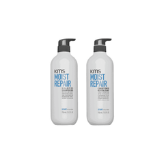KMS Moist Repair shampoo duo of two 750 ml pump bottles