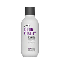 KMS Colour Vitality Conditioner bottle, 250 mL, black cap and white label