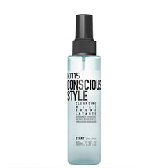 KMS Conscious Style cleansing mist bottle with black pump cap, 100 ml