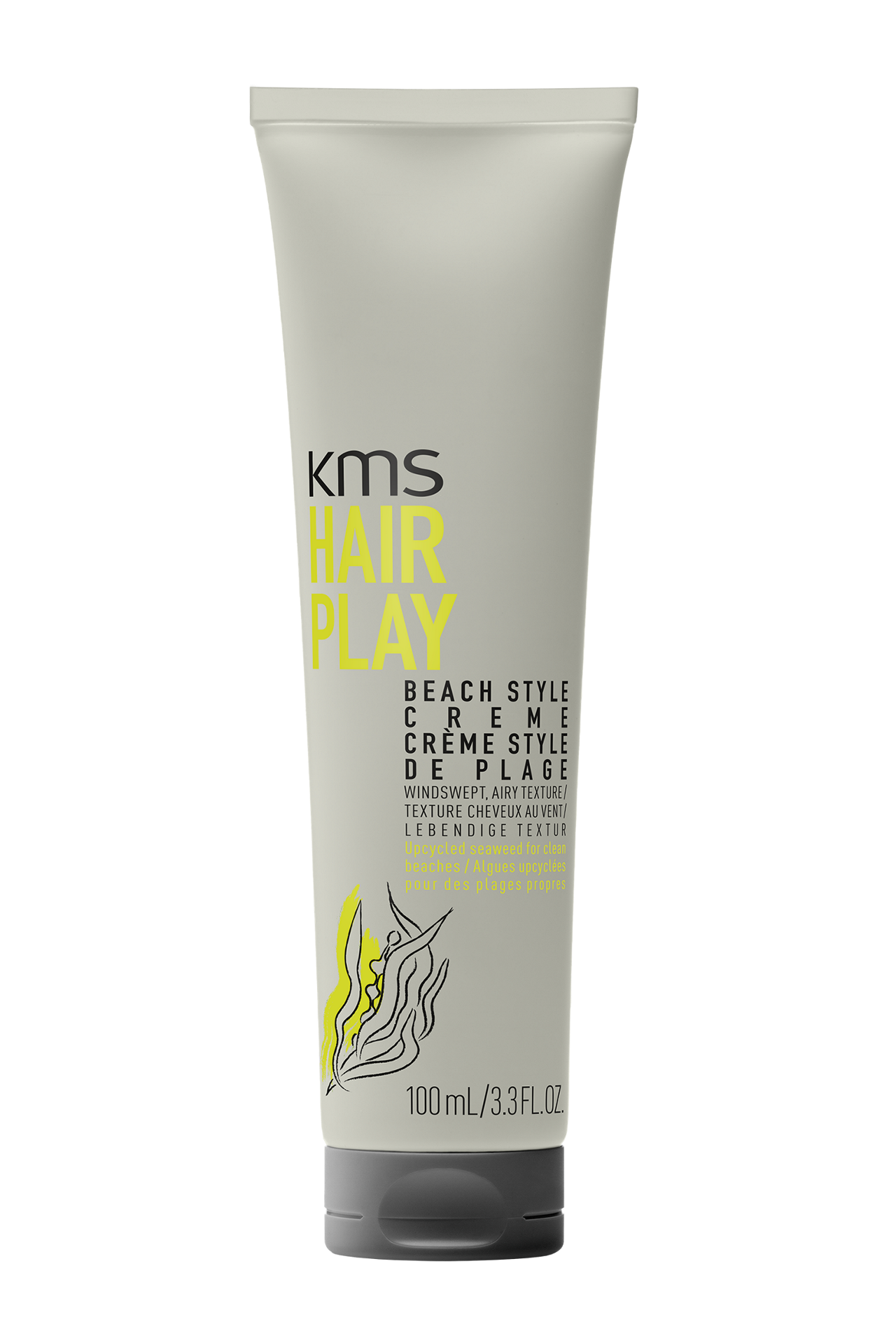 KMS HairPlay beach style styling creme tube, 100 ml, light beige