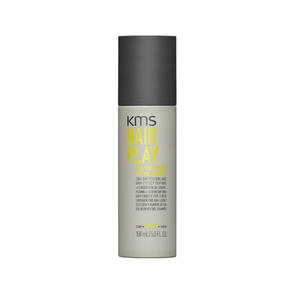 KMS HairPlay hair styling creme bottle with black cap