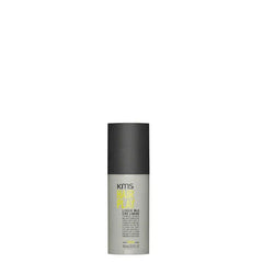 Liquid hair wax bottle with gray cap, KMS Hair Play label