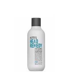 KMS Head Remedy deep cleanse shampoo bottle, white with black cap