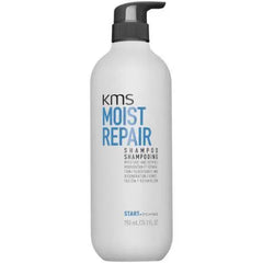 KMS Moist Repair shampoo bottle with pump, 750 ml