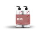 KOBO Color shampoo and conditioner duo, two white pump bottles