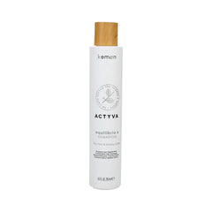 Kemon Actyva Equilibrio shampoo bottle, 250 ml, white bottle with cork cap