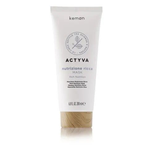 Kemon Actyva Rich Nutrition Mask tube, 200 ml