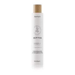 Kemon Actyva PUREZZA shampoo bottle with cork-style cap, 250 ml