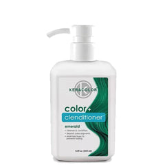 Keracolor Color+ Clenditioner 355 ml bottle with Emerald green label