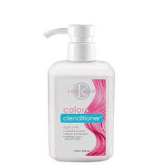 Keracolor Color+ Clenditioner pump bottle, light pink conditioner, 355 ml