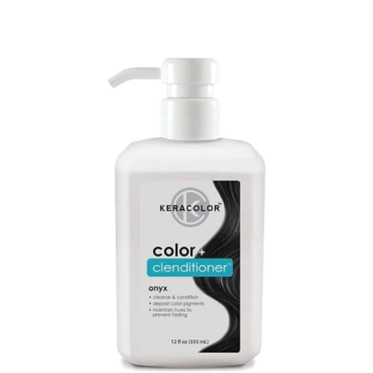 Keracolor Color+ Clenditioner onyx conditioner bottle, 355 ml