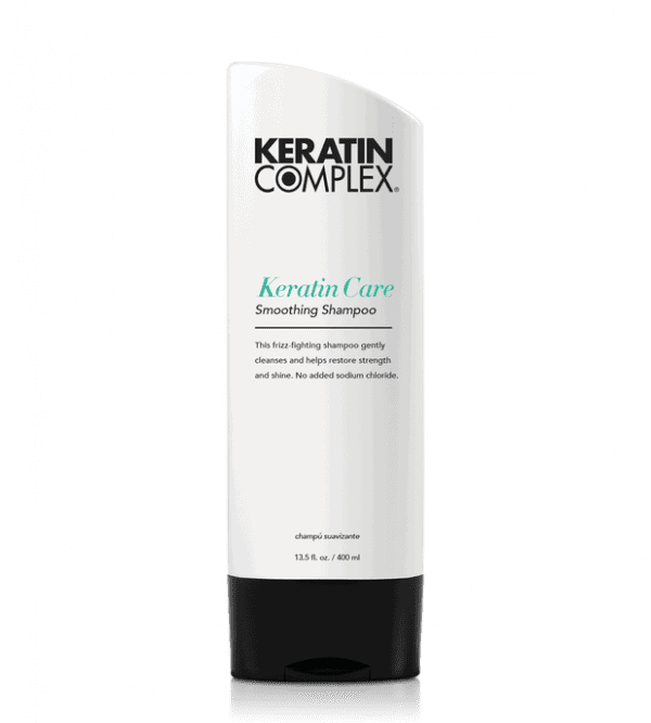 Keratin Complex Keratin Care smoothing shampoo bottle, 400 ml (13.5 fl oz)