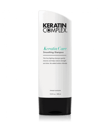 Keratin Complex Keratin Care smoothing shampoo bottle, 400 ml (13.5 fl oz)