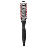 Keratin Complex ceramic & ionic brush, small 51mm; red bristles, silver barrel, black handle