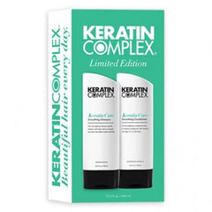 Keratin Complex keratin care duo gift set box with two white bottles, Limited Edition