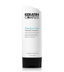 Keratin Complex Timeless Color-Defy conditioner bottle, white label, 400 ml