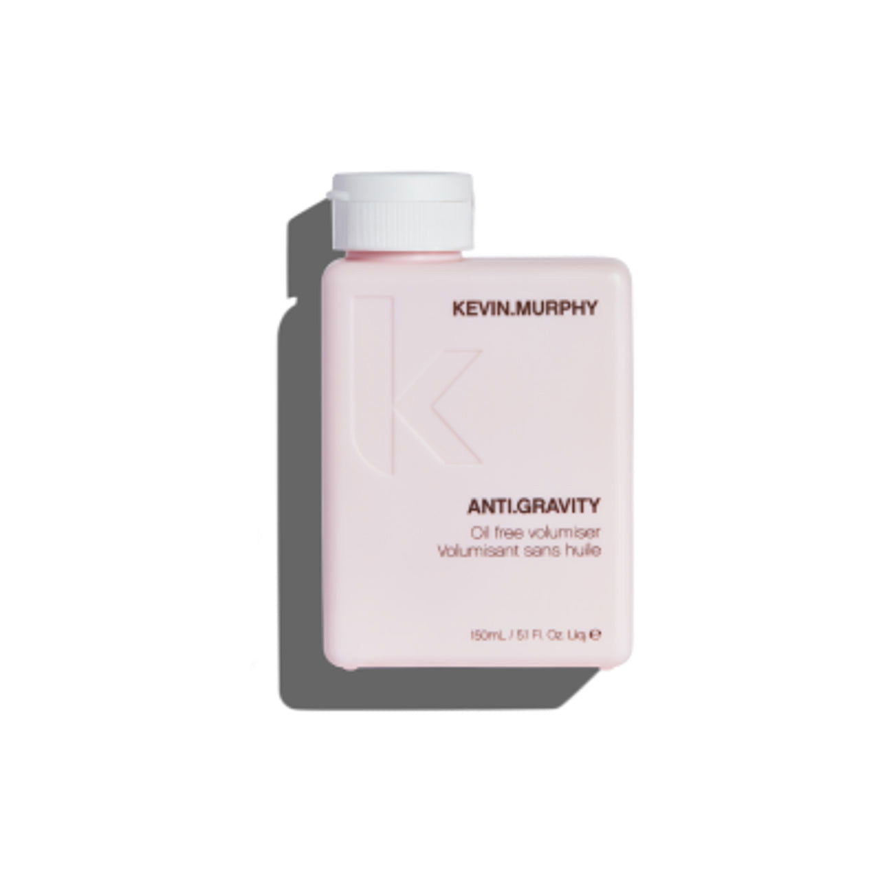 Kevin Murphy Anti-Gravity hair oil bottle, pink with white cap, 150 ml