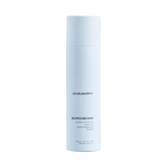 Hair styling spray bottle with light blue label and white cap, Kevin Murphy Bedroom Hair 250ml