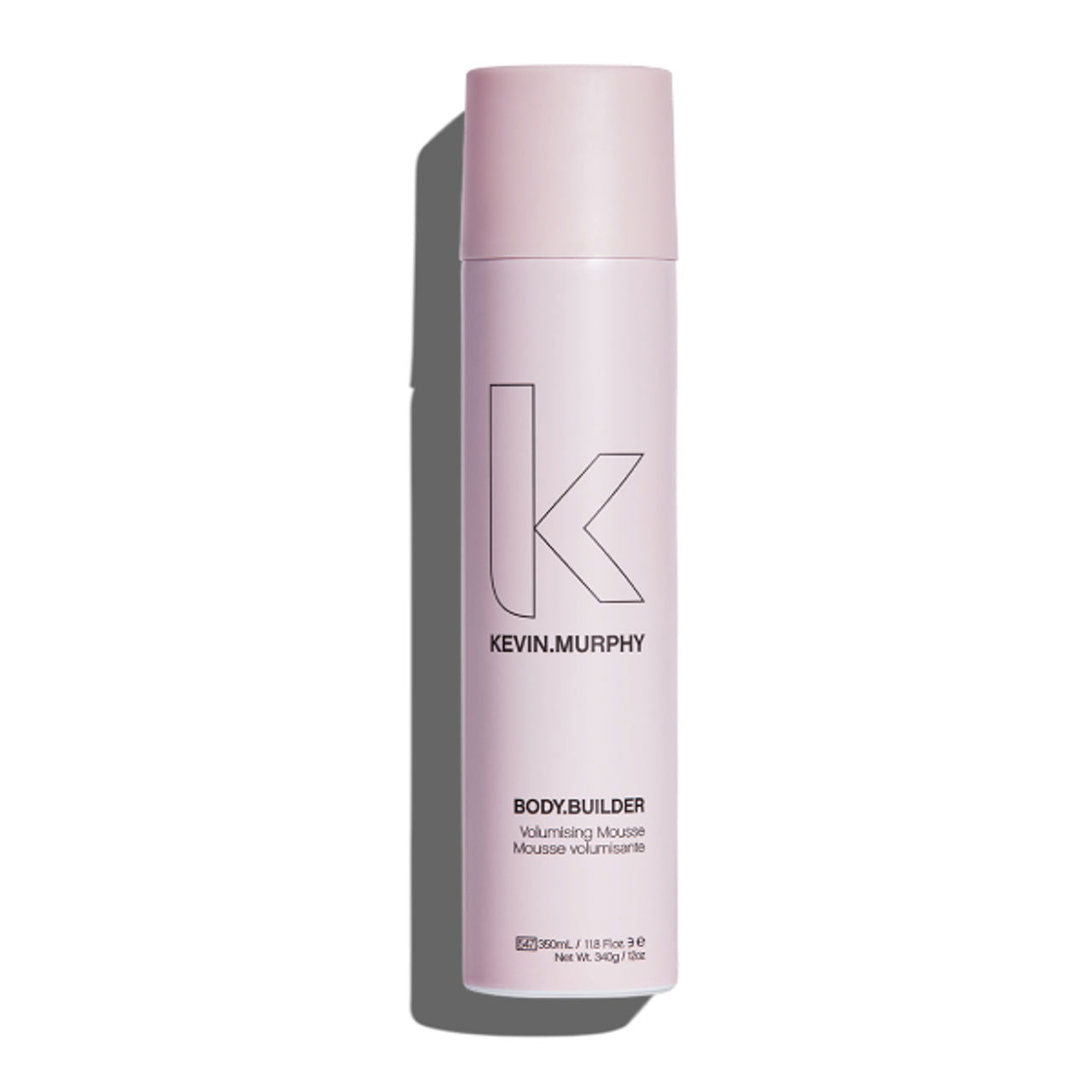 Kevin Murphy Body Builder volumizing mousse in light pink bottle, 375 ml