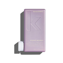 Kevin Murphy Hydrate-Me hair wash pouch, purple rectangular package
