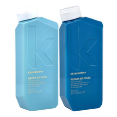 Kevin Murphy REPAIR-ME wash & rinse bottles, light and dark blue, 250 ml each