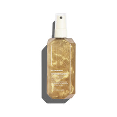 Hair shimmer spray bottle with white pump, 100 ml