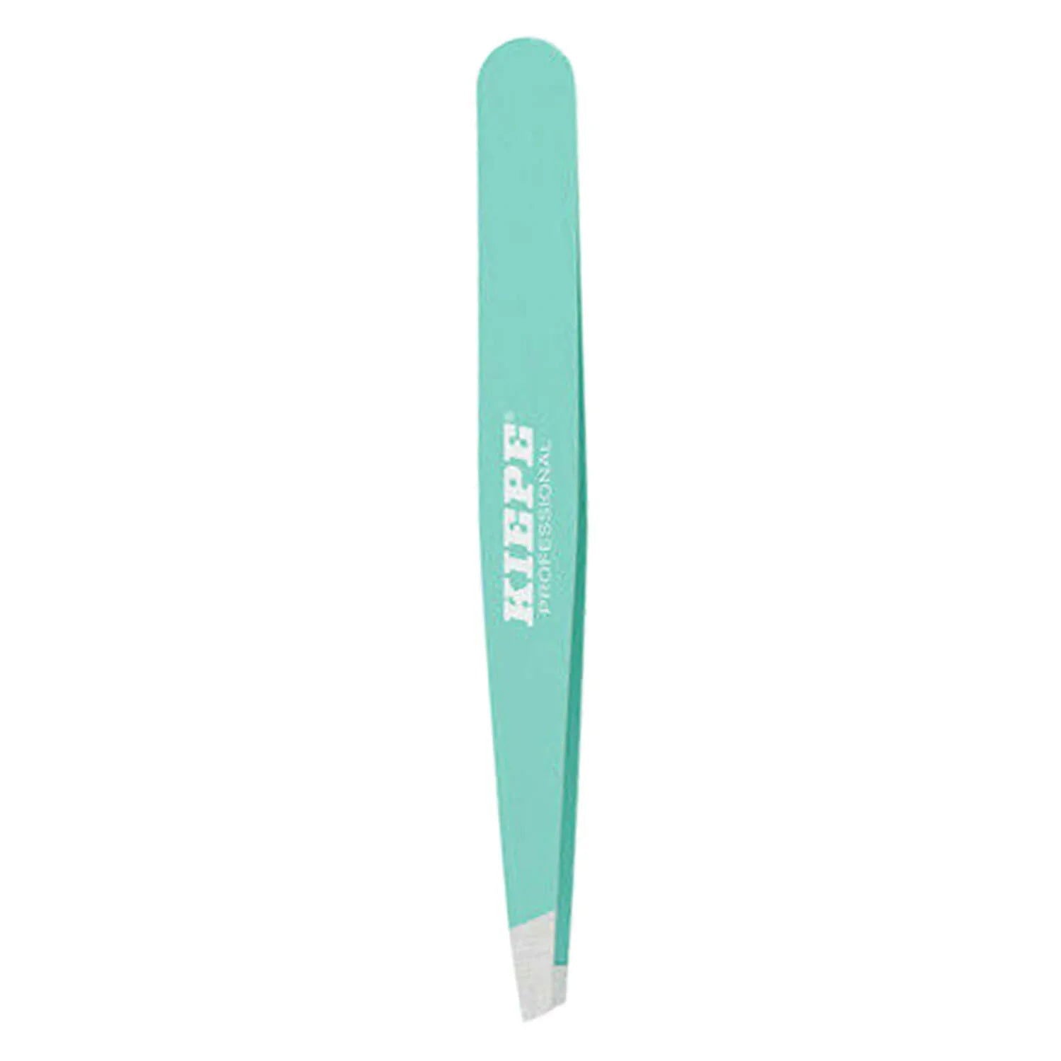 Mint Kiepe K-Tweezer with slim angled tip and colored handle