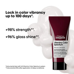 L'Oreal Vitamino Color Spectrum conditioner tube, burgundy