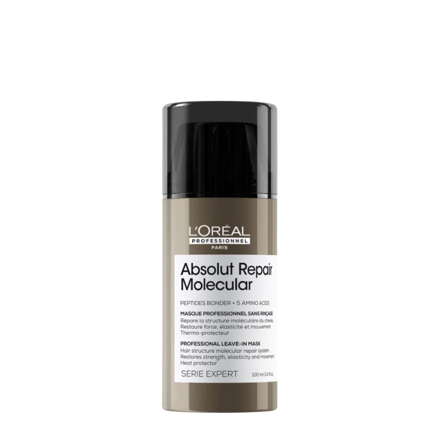 L'Oreal leave-in hair mask bottle, Absolut Repair Molecular, 100 ml