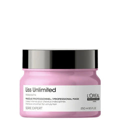 Liss Unlimited hair mask jar with pink lid, L'Oreal Professionnel, 250 ml