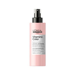 L'Oreal Vitamino Color 10-in-1 spray bottle, pink label, black pump