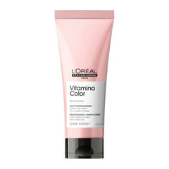 L'Oreal Vitamino Color conditioner tube, pink with black cap and flip-top, 200 ml