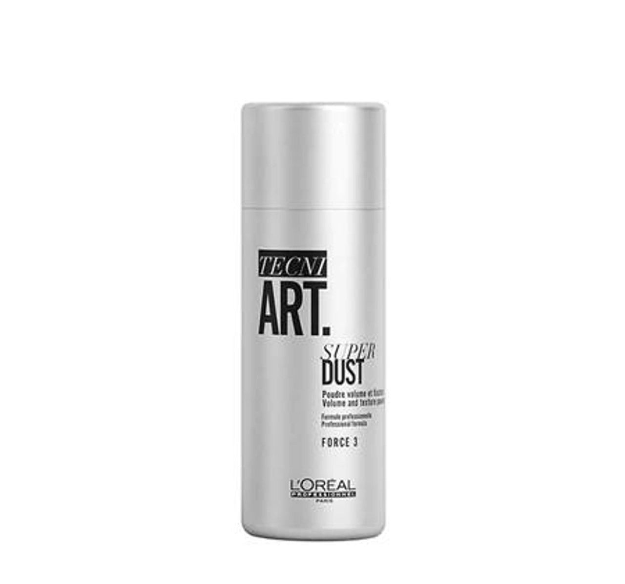 L'Oreal Techni Art Super Dust hair styling powder spray, silver canister, 7 g