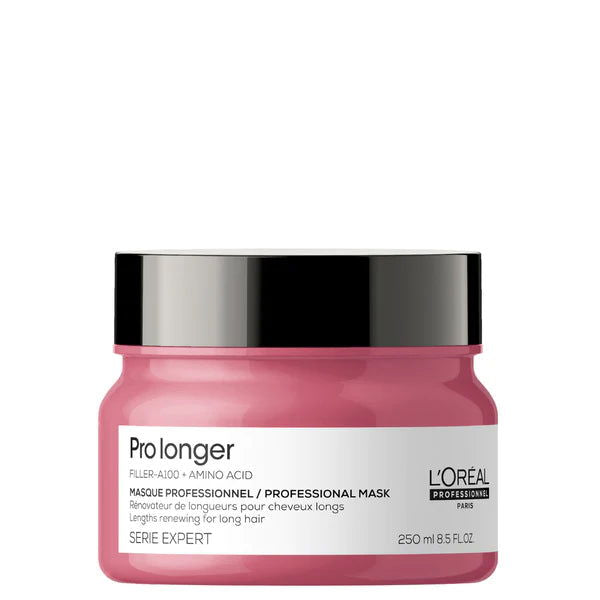 L'Oreal Professionnel Pro Longer hair mask jar, pink cream with black cap