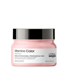 L'Oreal Professionnel Vitamino Color hair mask jar, pink with black lid, 250 ml