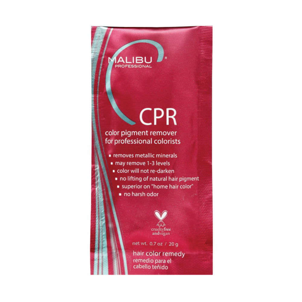Red CPR color pigment remover sachet for hair color removal, 20 g