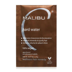 Malibu hard water sachet, brown 5 g packet