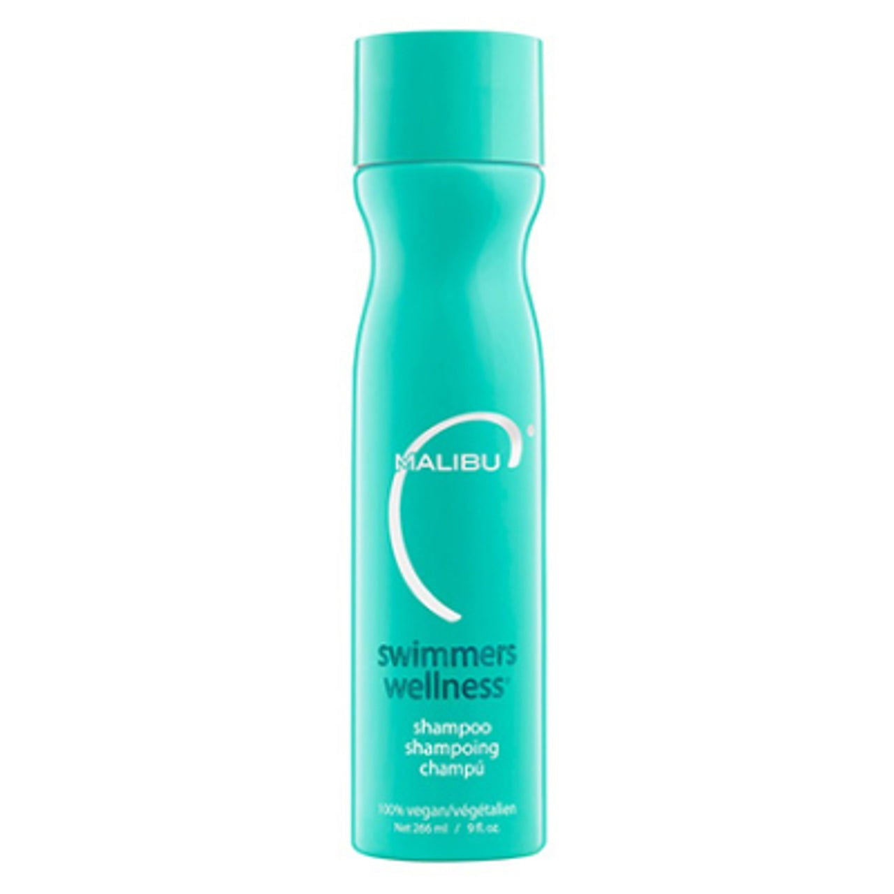 MALIBU swimmers wellness shampoo bottle, teal, 266 ml